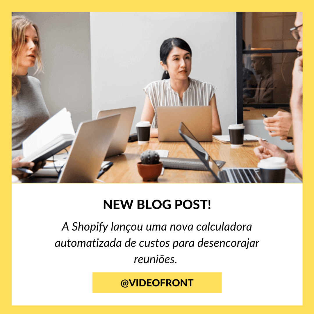 A Shopify lan�a ferramenta para desencorajar reuni�es